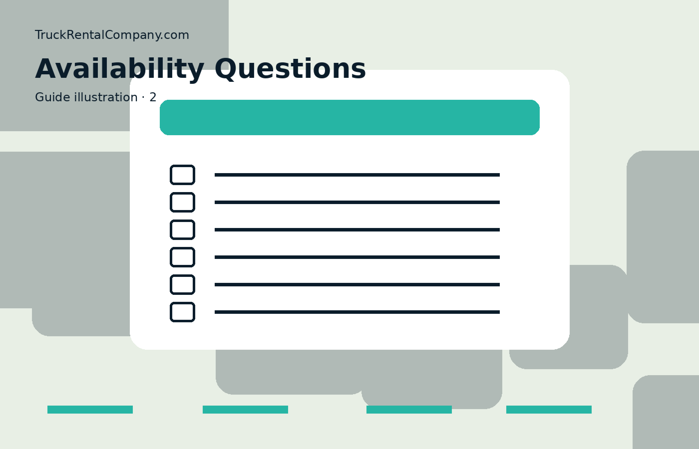 Questions to Ask About Truck Availability — practical rental guide image 2