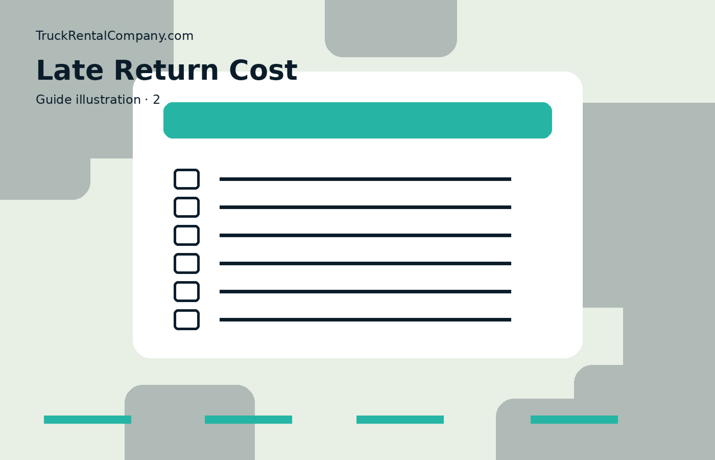 Late Return Charges: The Cost of Running Behind — practical rental guide image 2