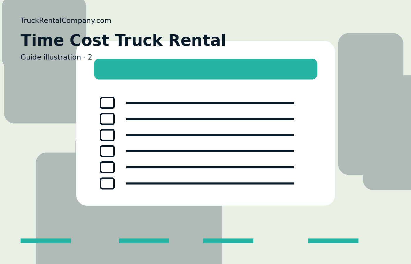 How Time Changes the Economics of a Truck Rental — practical rental guide image 2