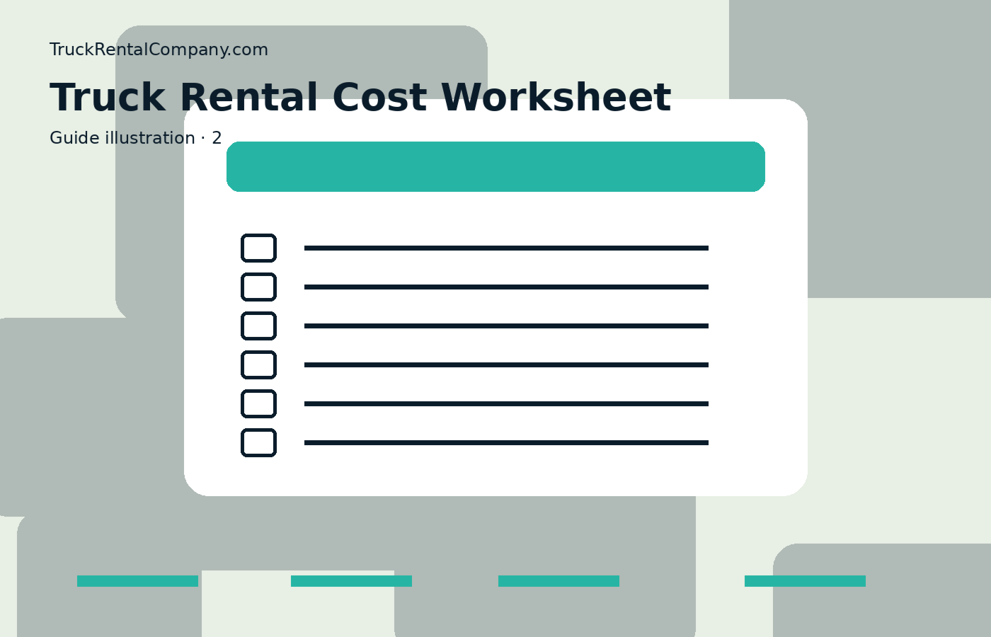The Truck Rental Cost Worksheet — practical rental guide image 2