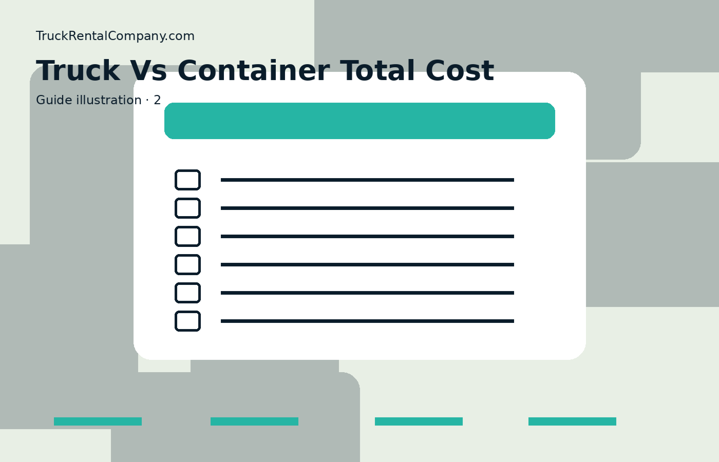 Truck Rental vs Moving Container: Total Cost Thinking — practical rental guide image 2