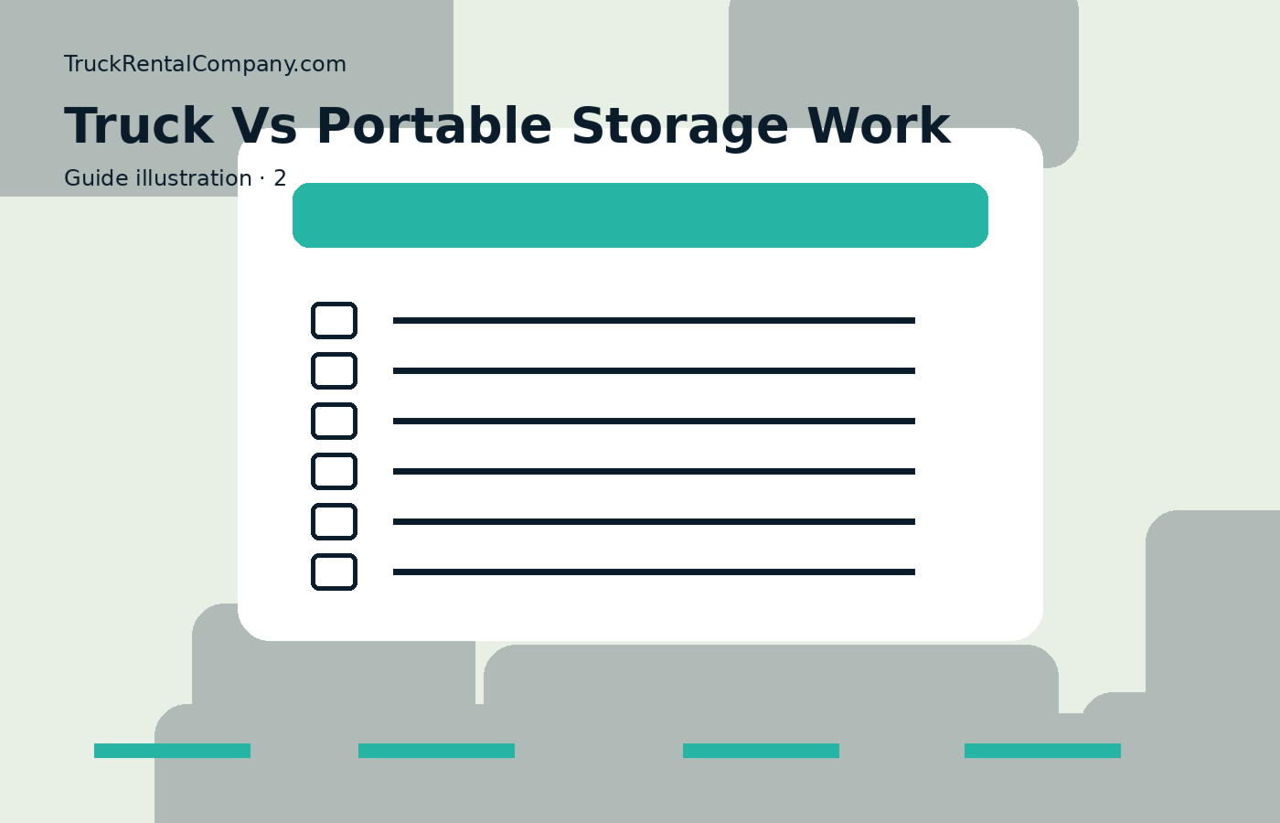 Truck Rental vs Portable Storage: Who Has More Work? — practical rental guide image 2