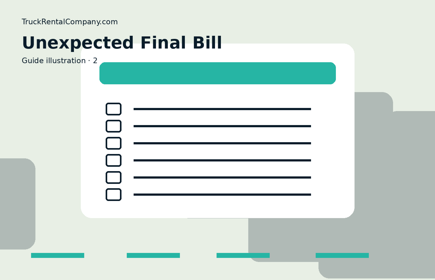 What to Do When the Final Bill Is Higher Than Expected — practical rental guide image 2